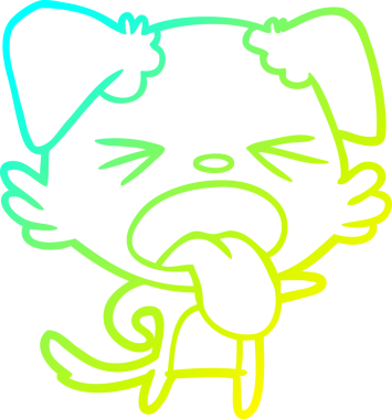 Bir insan tarafından çizilmiş iğrenç bir çizgi film çizimi.