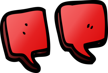 bir insan tarafından çizilmiş karalama tırnak işaretleri