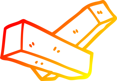 Bir insan tarafından çizilmiş bir çizgi film çizimi.