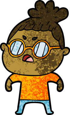 Bir insan tarafından çizilmiş bir karikatür.