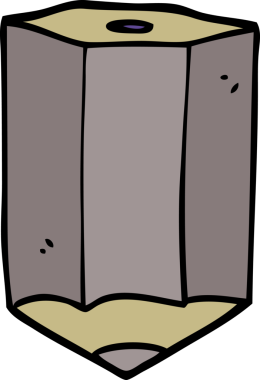 Bir insan tarafından çizilmiş karalama renkli kalem.