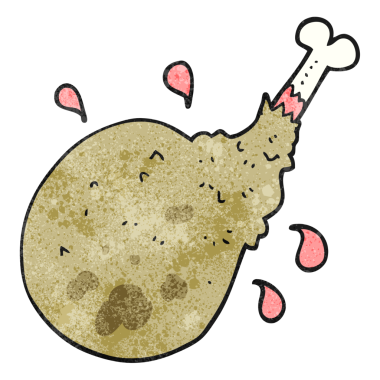 Bir insan tarafından çizilmiş el yapımı çizgi film eti.