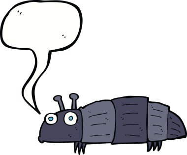 bir insan tarafından çizilmiş konuşma baloncuklu çizgi film hatası