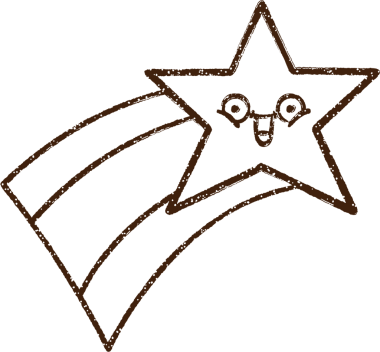 Bir insan tarafından çizilen Yıldız Kömürü Çizimi