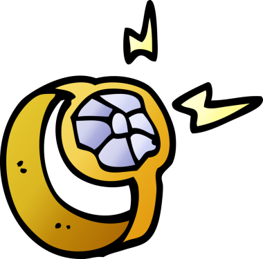 Bir insan tarafından çizilmiş karalama sihirli yüzük.