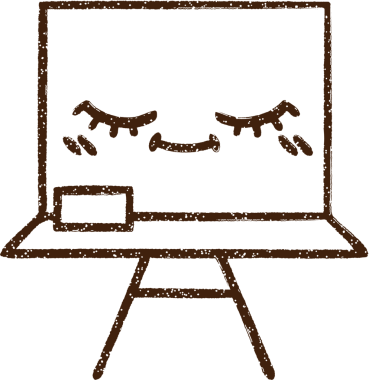 Bir insan tarafından çizilen Beyaz Tahta Kömür Çizimi