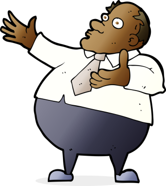 Bir insan tarafından çizilmiş, çileden çıkarılmış orta yaşlı bir adam.