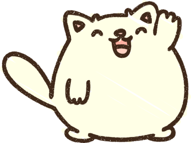 Bir insan tarafından çizilen Kedi Tebeşiri