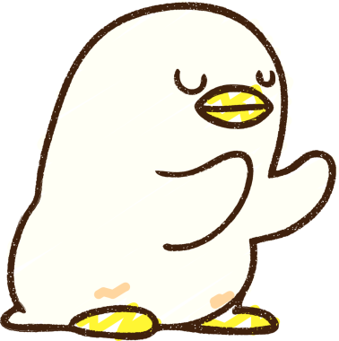 Bebek Penguen Tebeşiri Bir insan tarafından çizilmiş