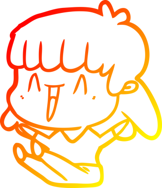 Bir insan tarafından çizilmiş bir karikatür kadın çizimi