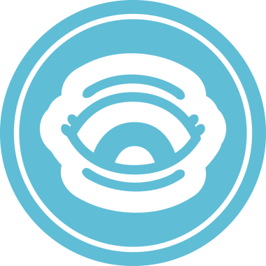 bir insan tarafından çizilmiş göz yuvarlak simgesi.