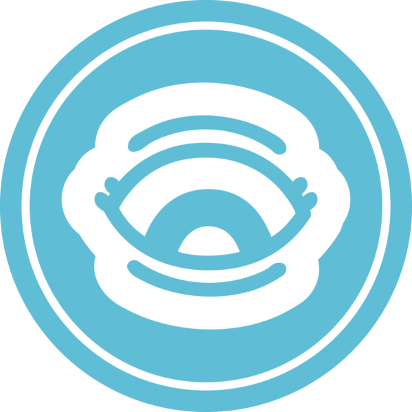 bir insan tarafından çizilmiş göz yuvarlak simgesi.