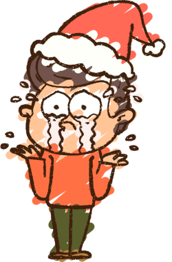 Bir insan tarafından çizilen Noel Adam Tebeşiri