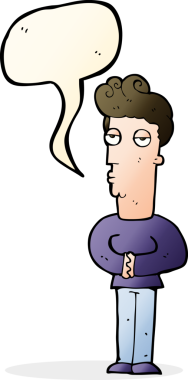 Bir insan tarafından çizilmiş karikatürlü, bitkin bir adam.