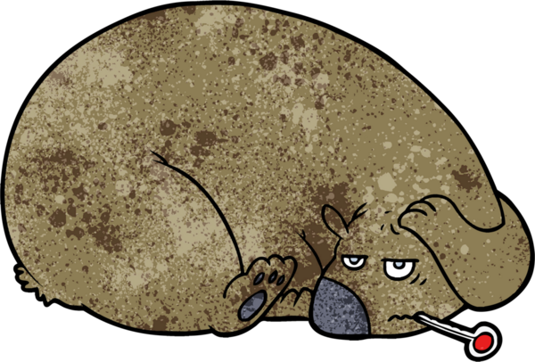 Bir insan tarafından çizilmiş yaralı bir kafası olan çizgi film ayısı.