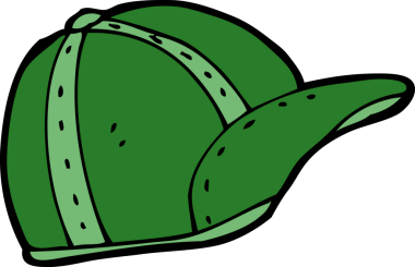 Bir insan tarafından çizilmiş eski okul şapkası.