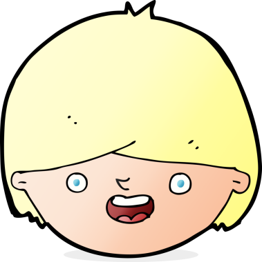 Bir insan tarafından çizilmiş mutlu bir yüz.