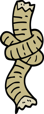 Bir insan tarafından çizilmiş el çizimi çizgi film.