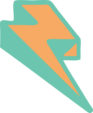 Bir insanın çizdiği yıldırımın ikonik dövme şekli