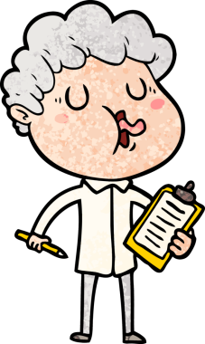 Bir insan tarafından çizilmiş çizgi film şarkıcısı.