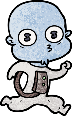 Bir insan tarafından çizilmiş el çizimi karikatür