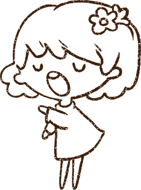 Bir insan tarafından çizilen Şarkı Söyleyen Kadın Kömürü