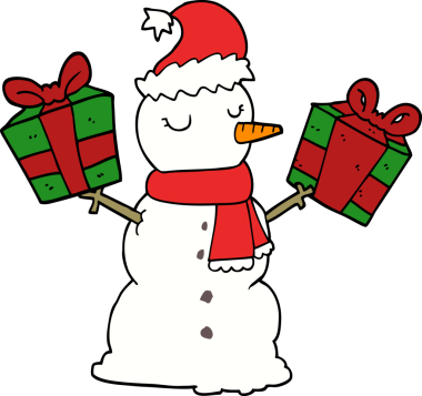 bir insan tarafından çizilmiş kardan adam çizgi filmi