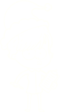 Bir insan tarafından çizilen Şenlikli Kadın Tebeşiri