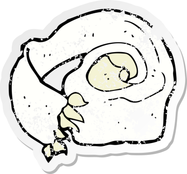 Bir insan tarafından çizilmiş karikatür eşarbının gerilimli yapıştırması.