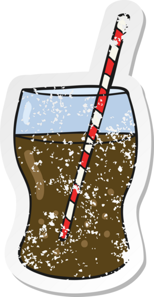 Bir insan tarafından çizilmiş köpüklü bir karikatürün gerilimli yapıştırması.