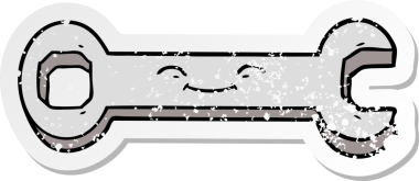 Bir insan tarafından çizilmiş çizgi film anahtarının sıkıntılı çıkartması.