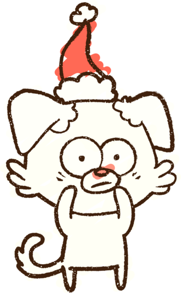 Bir insan tarafından çizilen neşeli köpek tebeşiri.