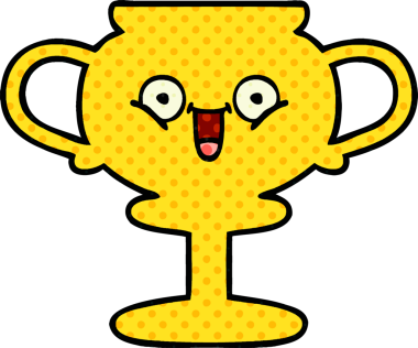 Bir insan tarafından çizilmiş bir kupanın çizgi romanı.