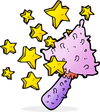 Bir insan tarafından çizilmiş sihirli mantar karikatürü