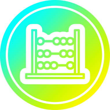Bir insan tarafından çizilmiş geleneksel abaküs simgesi