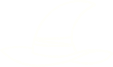 Bir insan tarafından çizilen Cadı Şapkası Tebeşiri