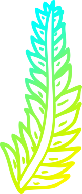 Bir insan tarafından çizilmiş bir karikatür kara tüy çizimi.