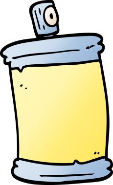 vektör gradyan çizim spreyi bir insan tarafından çizilebilir