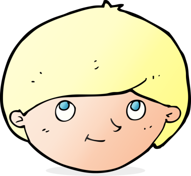 Bir insan tarafından çizilmiş mutlu bir adam.