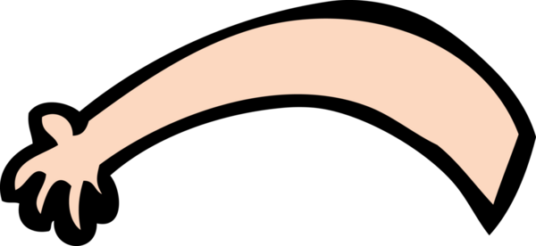 Bir insan tarafından çizilmiş çizgi film kolu