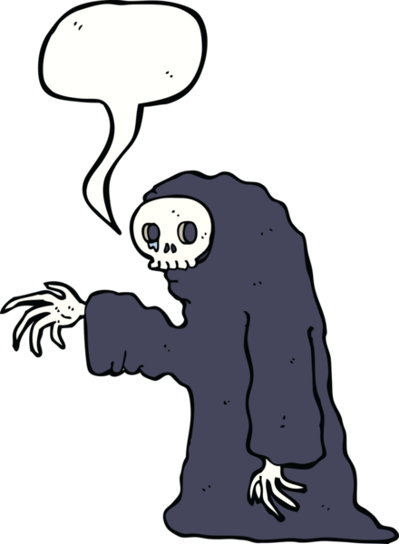 Bir insan tarafından çizilmiş bir konuşma baloncuğu olan tuhaf bir cadılar bayramı kostümü.