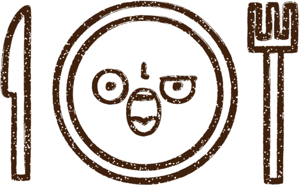 Bir insan tarafından çizilmiş Akşam Yemeği Kömürü Çizimi