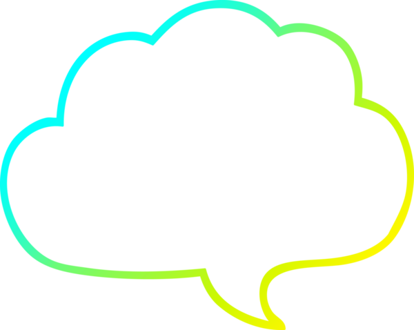 Bir insan tarafından çizilmiş soğuk gradyan çizgi.