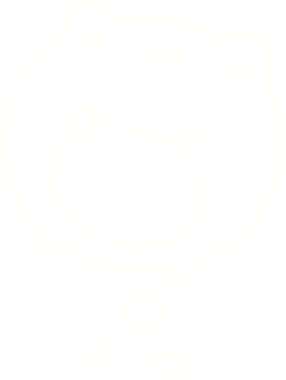 Bir insan tarafından çizilmiş şirin kurbağa tebeşiri.