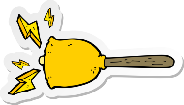 Bir insan tarafından çizilmiş bir çanın çıkartması.