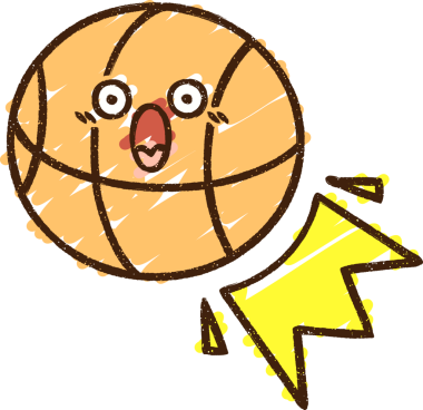 Bir insan tarafından çizilen Basket Topu Tebeşiri