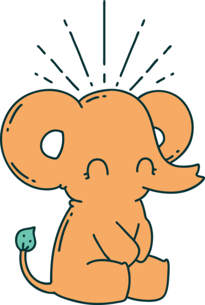 Bir insan tarafından çizilmiş geleneksel dövme tarzının güzel bir resmi.