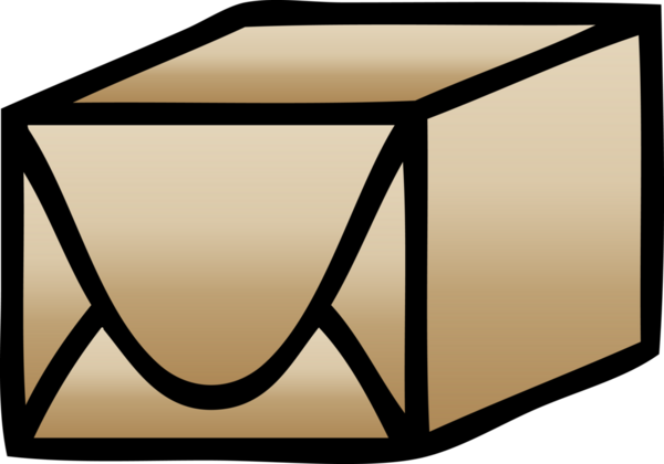 Bir insan tarafından çizilmiş kağıdın gölgelenmiş karikatürü