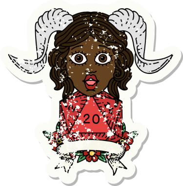 Retro Dövme Biçimi Bir insan tarafından çizilmiş doğal yirmi zar atışıyla düzenleme