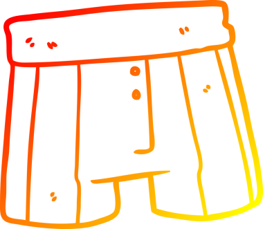 Bir insan tarafından çizilmiş bir boksörün sıcak çizgi çizimi